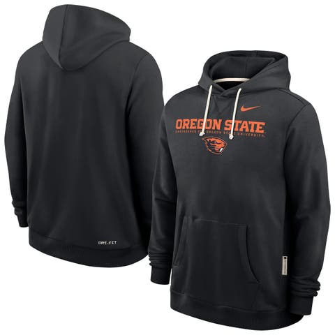 Men's Nike Black Oregon State Beavers 2025 Sideline Performance Pullover Hoodie