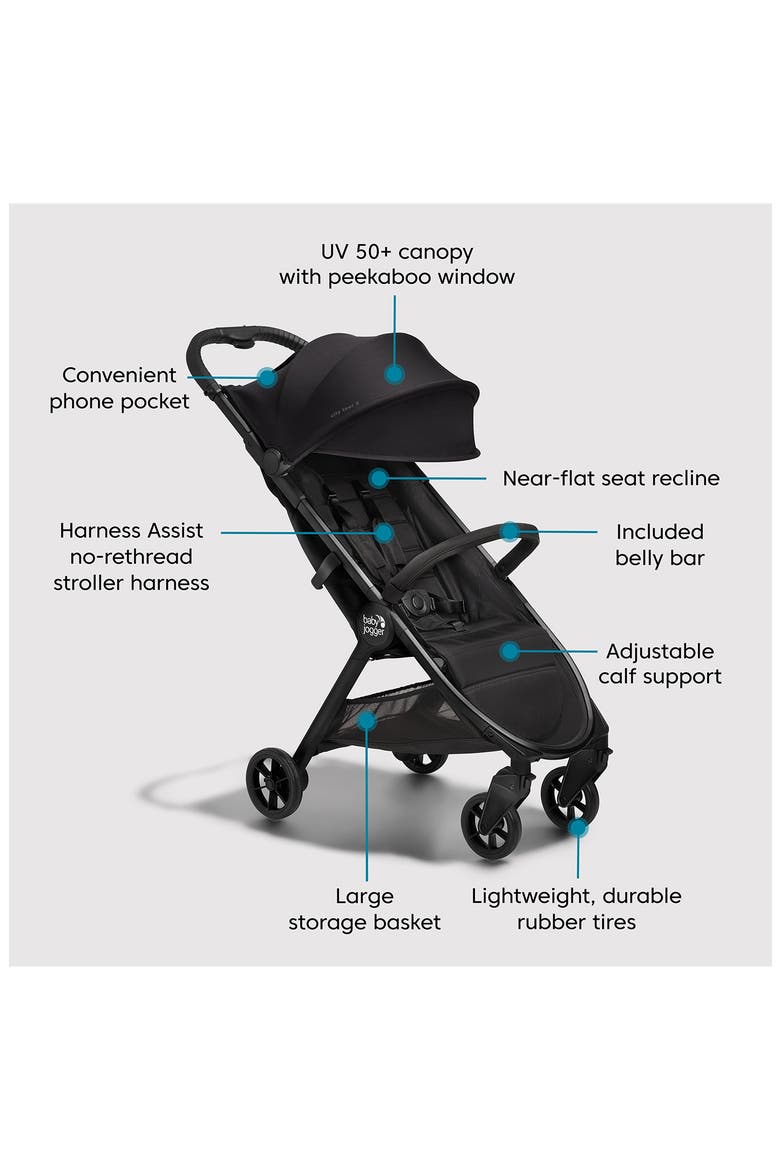 Baby Jogger® City Tour™ 2 Stroller, Alternate, color, ECO BLACK