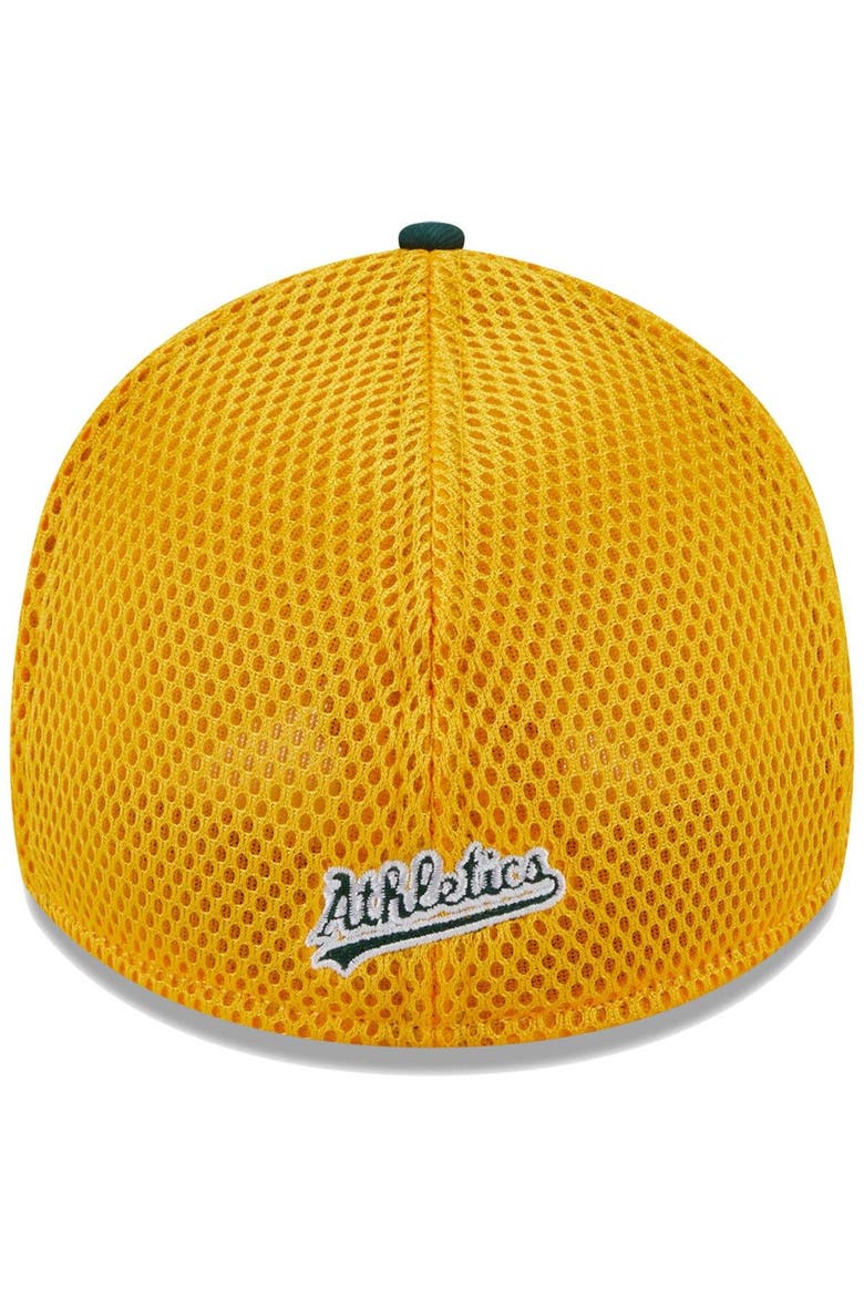 Men's New Era Green Oakland Athletics Team Neo 39THIRTY Flex Hat, Alternate, color, Green