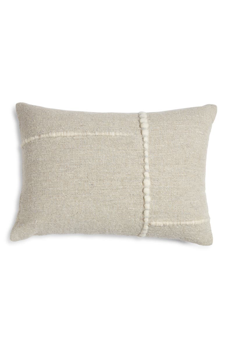Nordstrom Textured Wool & Linen Blend Accent Pillow, Main, color,