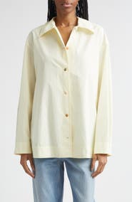 OSSOU Cove Cotton Poplin Button-Up Shirt
