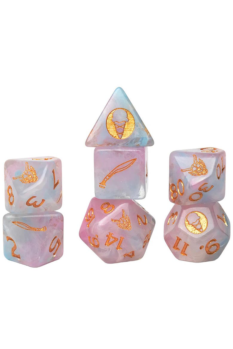 Adventure Dice 7 Piece, Alternate, color, Multicolored