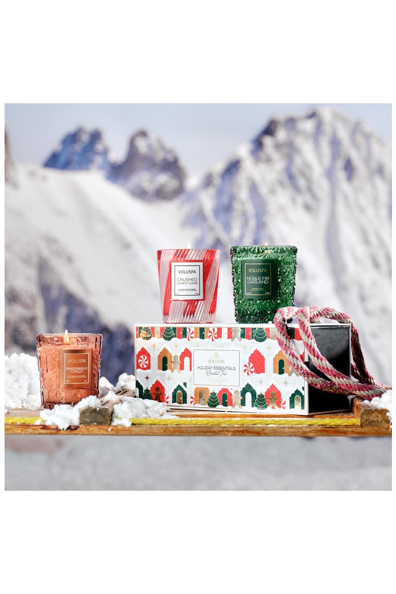 Holiday Essentials Candle Trio, Alternate, color, GREEN/ RED/ BROWN MULTI