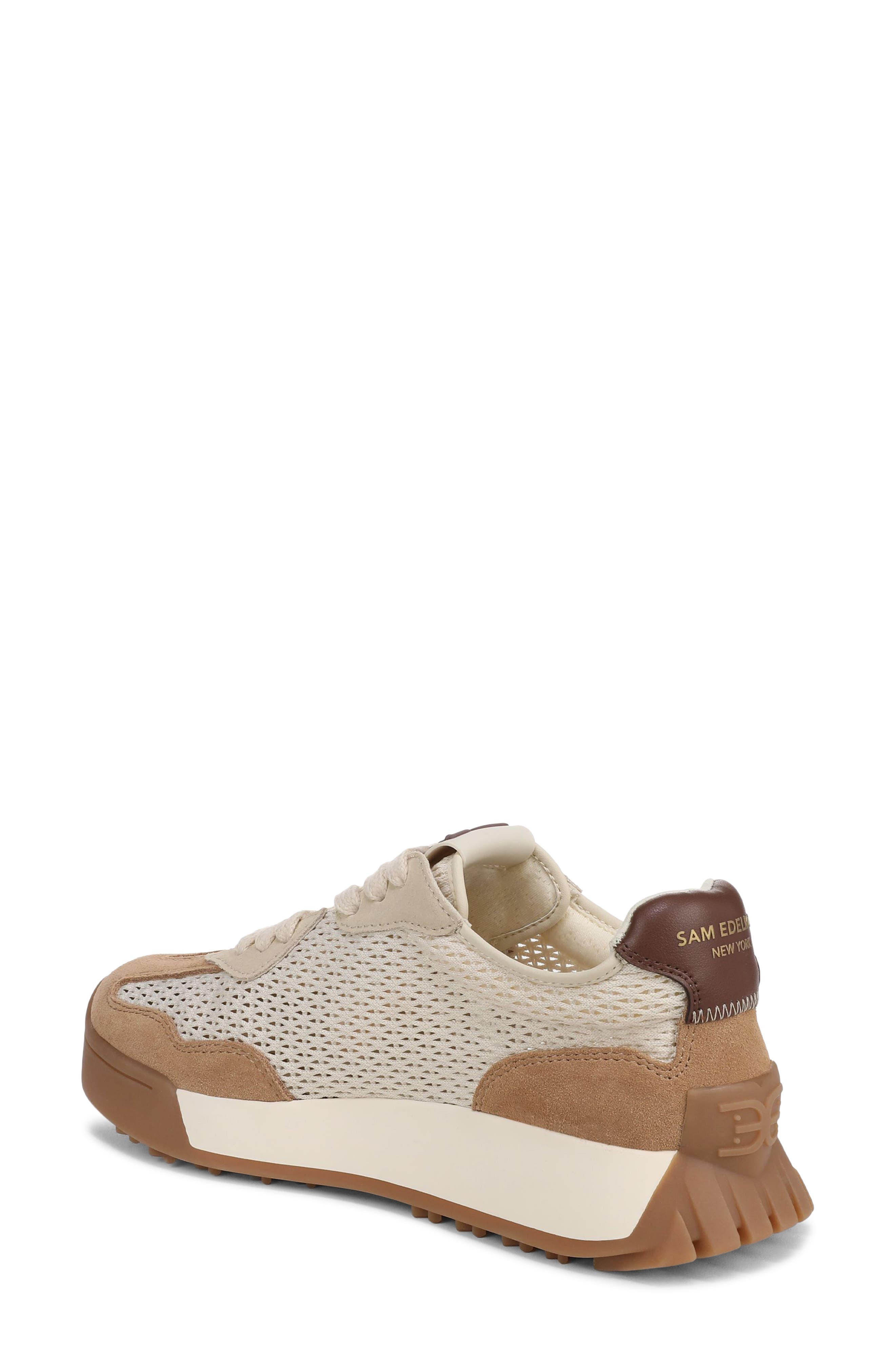 Sam Edelman Langley Mesh Sneaker, Alternate, color, Modern Ivory/ Tan/ Honey