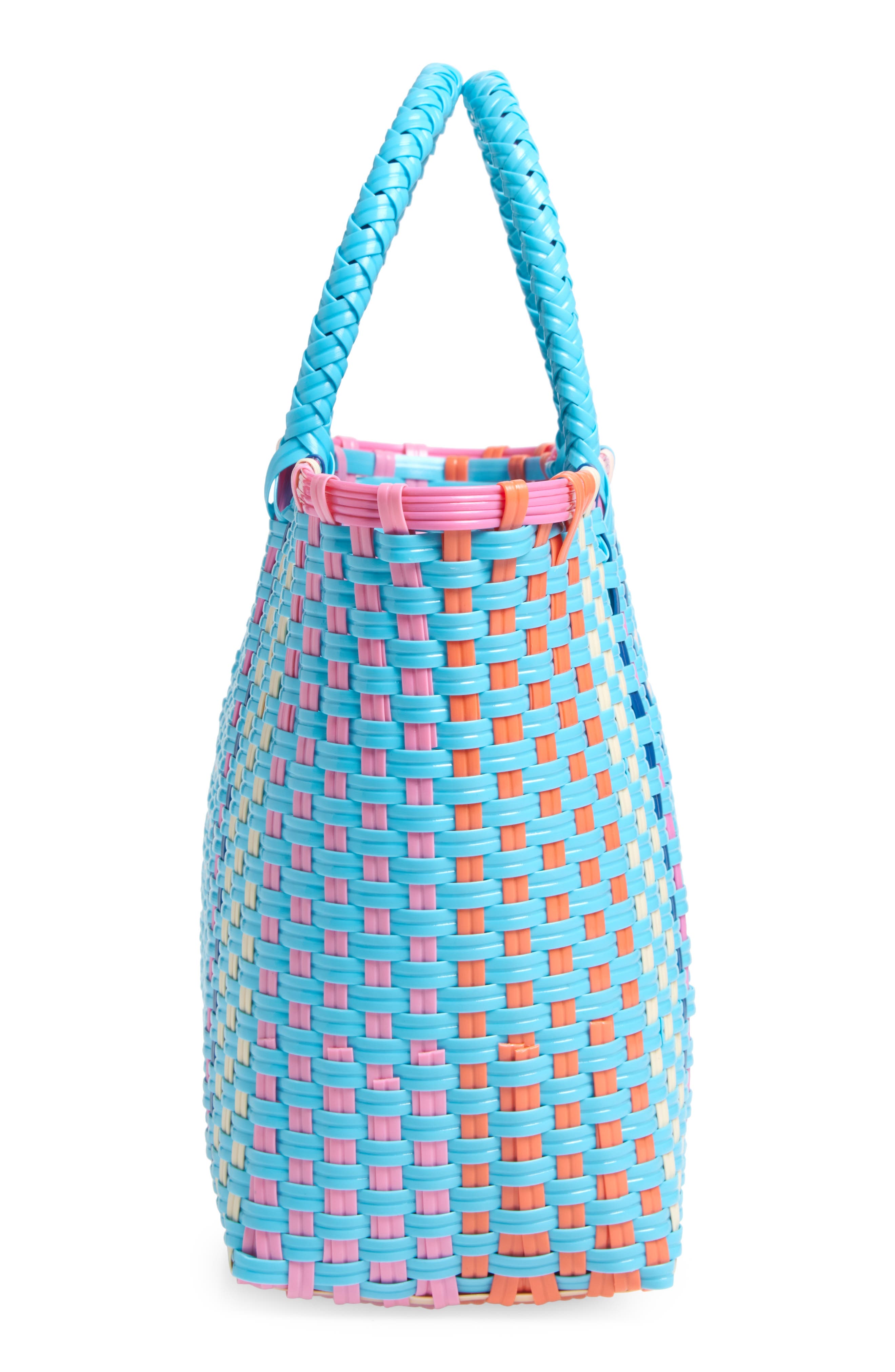 Ruby & Ry Kids' Basket Weave Tote Bag, Alternate, color, Multi