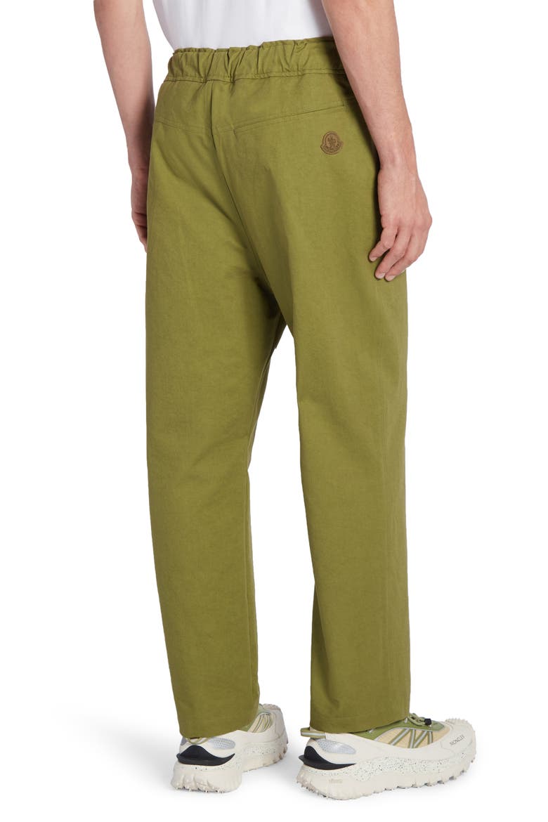 Cotton Sateen Sport Pants, Alternate, color, OLIVE AMBER