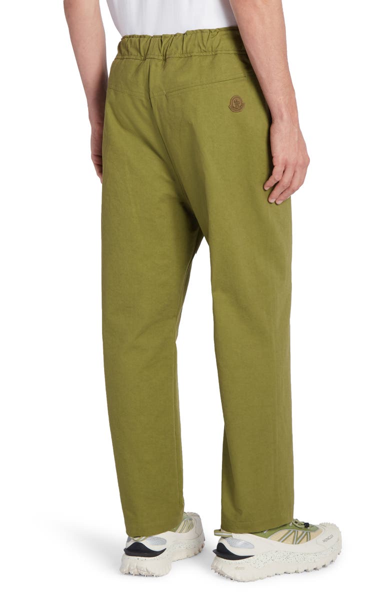 Moncler Cotton Sateen Sport Pants, Alternate, color, 