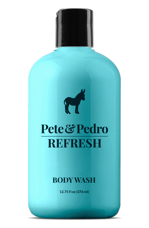 Pete & Pedro Refresh Energizing Eucalyptus Body Wash In Blue