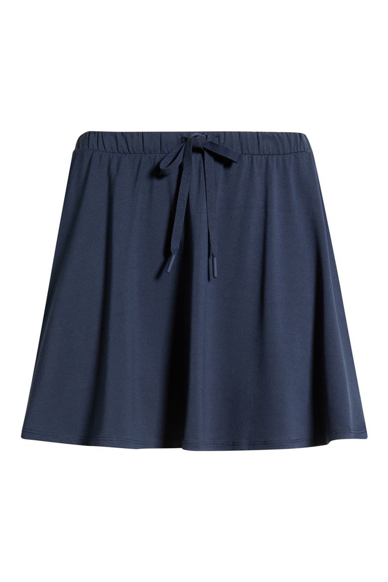 Sport Active Drawcord Miniskirt, Alternate, color, NOCTURNAL NAVY