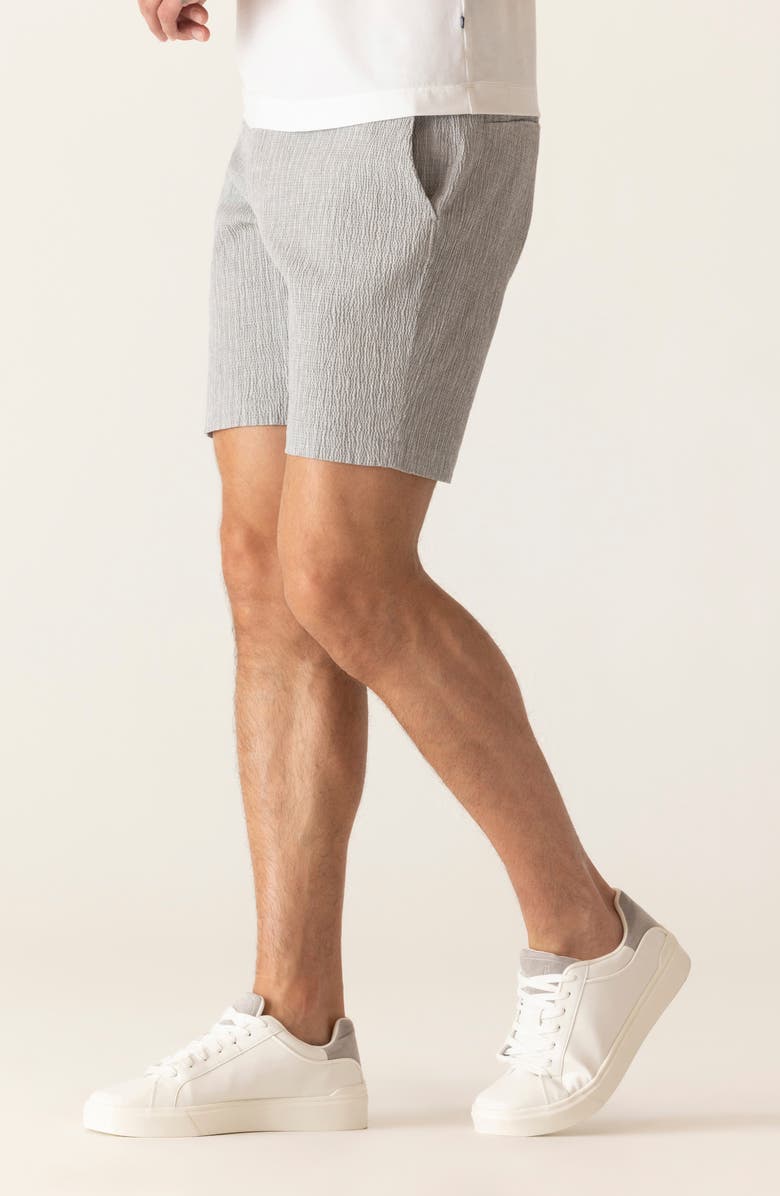 DEKE Oasis Seersucker Bermuda Shorts, Alternate, color, Gray/ Natural