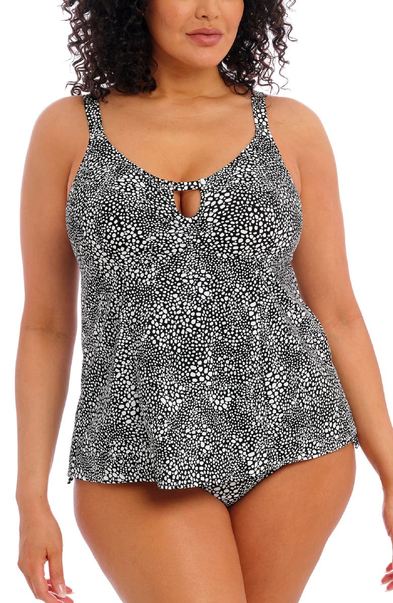 Elomi Pebble Cove Padded Tankini Top, Main, color, 