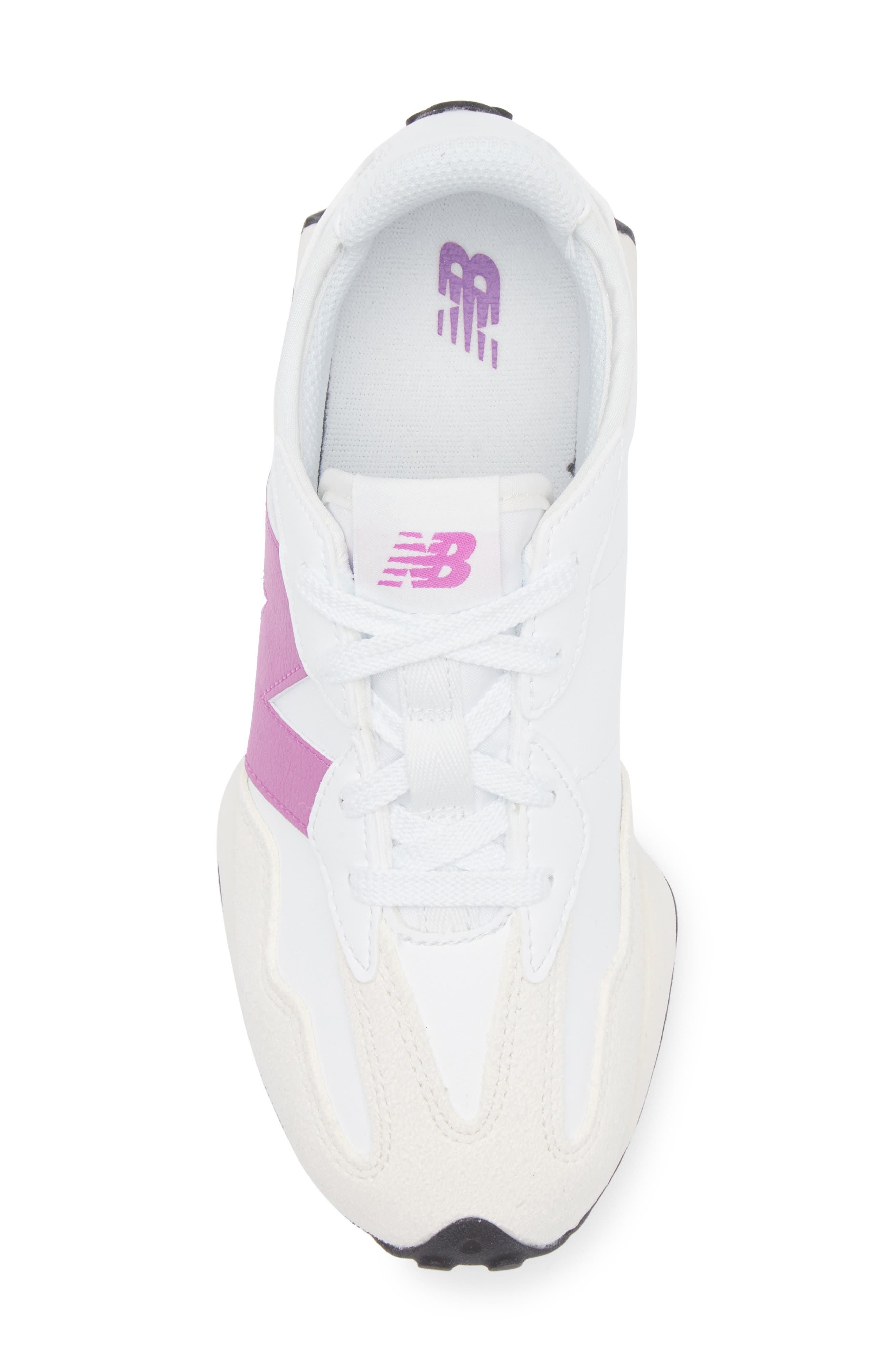 Kids' 327 Sneaker, Alternate, color, WHITE/ PASSION FRUIT