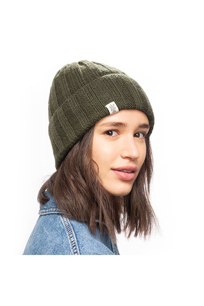 Ribbed Beanie, Alternate, color, Charcoal