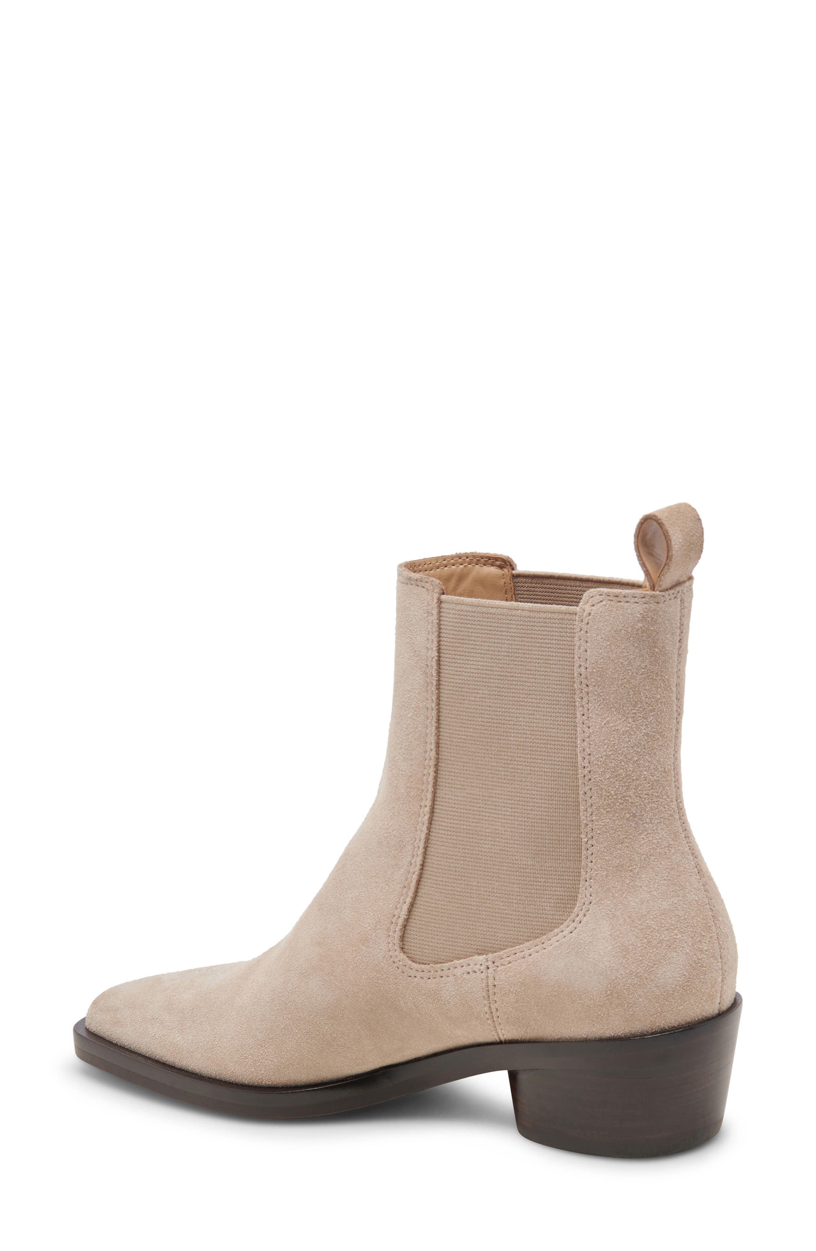 Dolce Vita Foster Chelsea Boot, Alternate, color, Taupe Suede