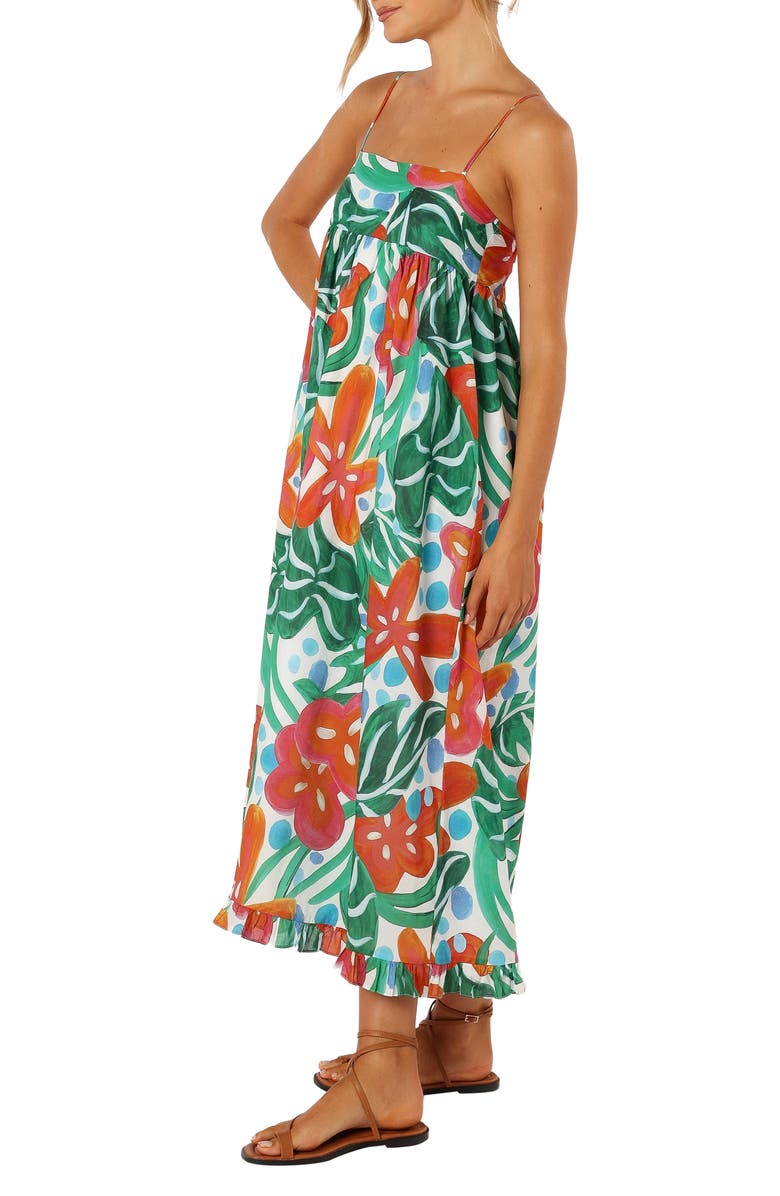 Petal & Pup Miuccia Floral Cotton Maxi Sundress, Alternate, color,