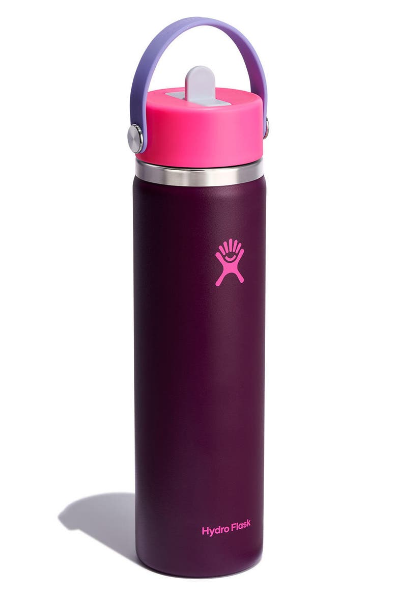 Remix 24-Ounce Wide Mouth Water Bottle with Flex Straw Cap (Limited Edition), Alternate, color, SUGAR PLUM