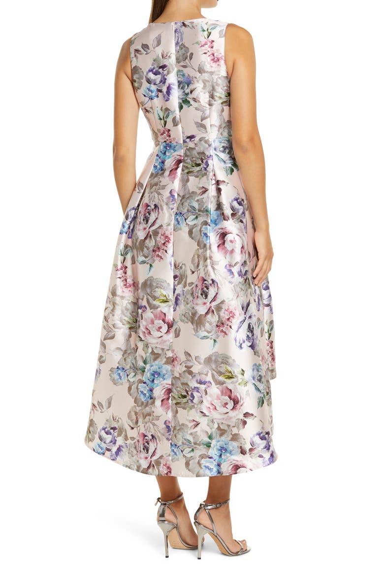 Sleeveless High/Low Dress, Alternate, color, BLUSH MULTI