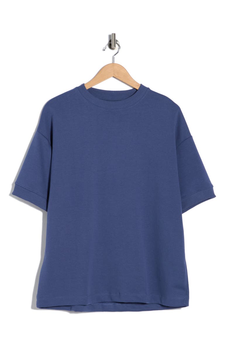 Heavyweight Short Sleeve T-Shirt, Alternate, color, BLUE