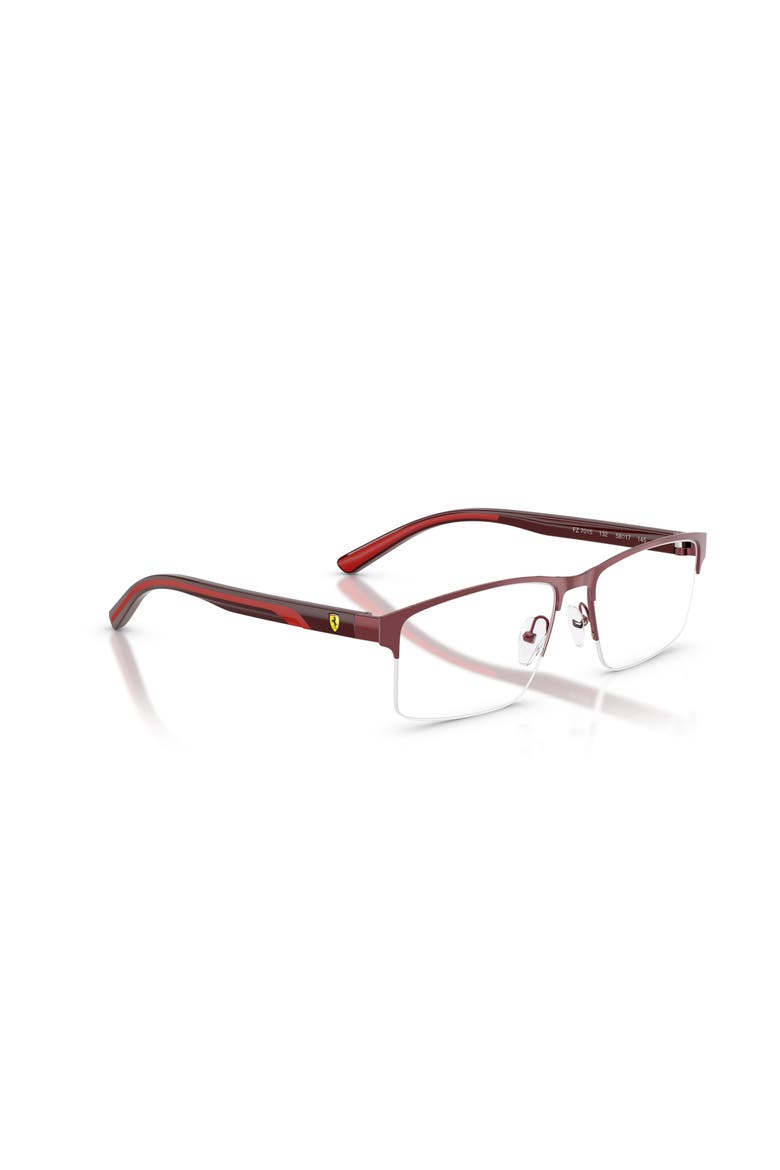 58mm Rectangle optical glasses, Alternate, color, Red