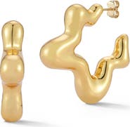 CHLOE AND MADISON Bold Hoop Earrings