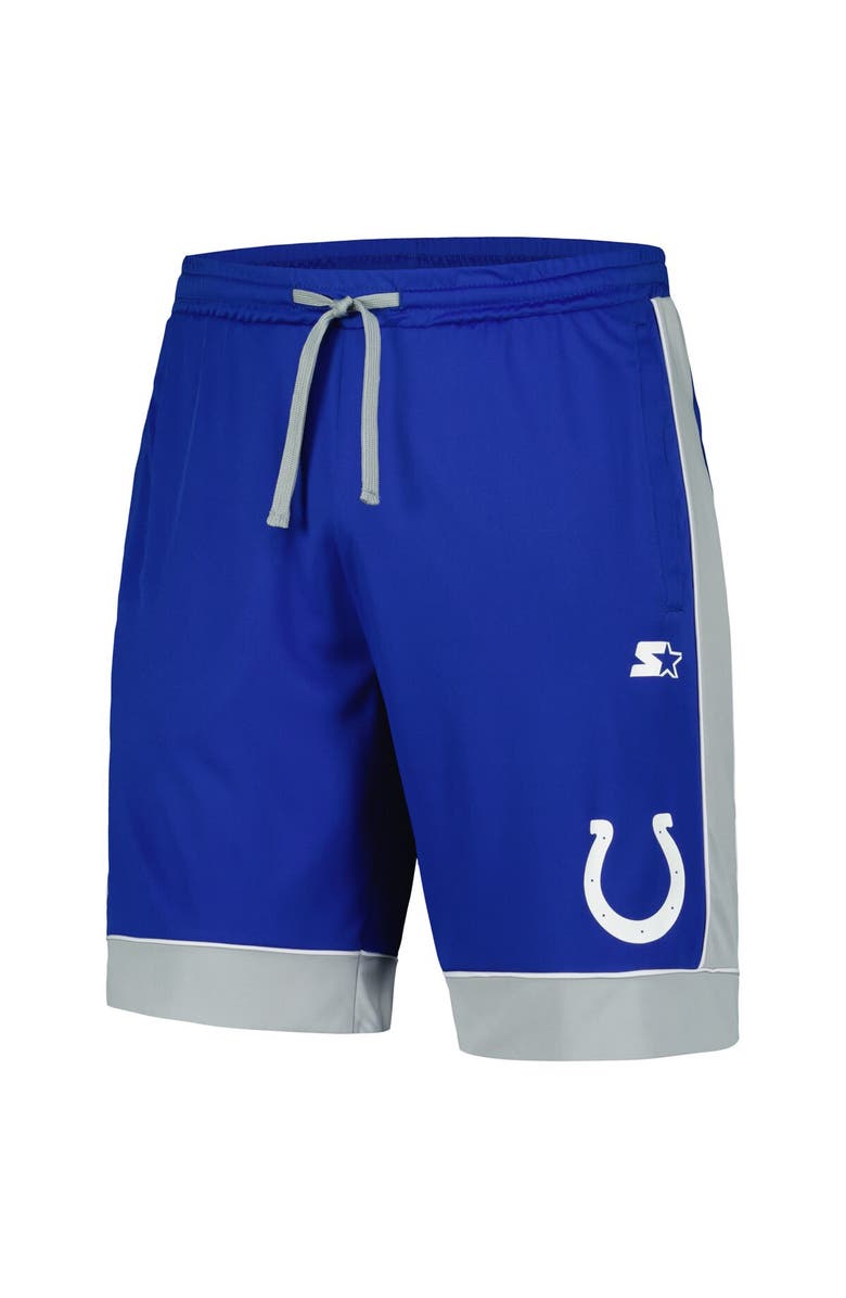 STARTER Men's Starter Royal/Gray Indianapolis Colts Fan Favorite Fashion Shorts, Alternate, color, Royal