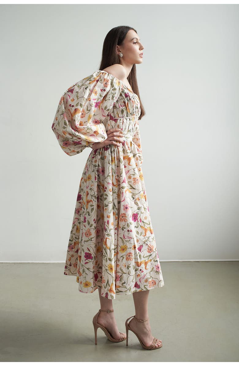 Vasiliki Rosa Dress in Flora, Alternate, color, Floral