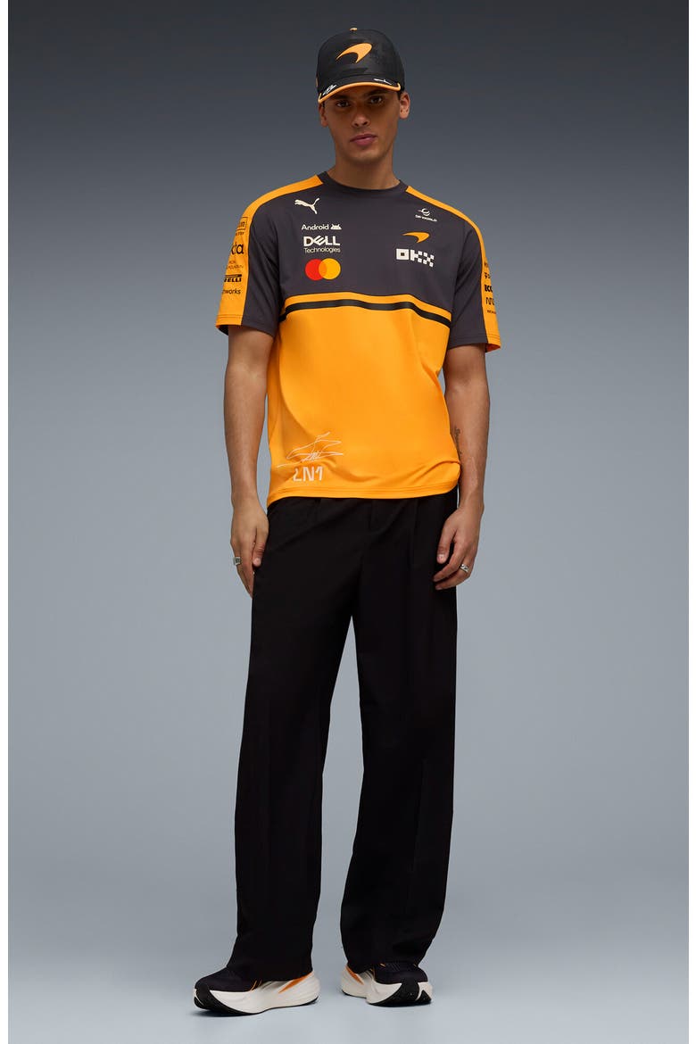 McLaren Replica Norris Racing T-Shirt, Alternate, color, PAPAYA