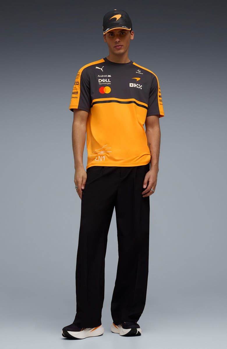 PUMA McLaren Replica Norris Racing T-Shirt, Alternate, color, Papaya