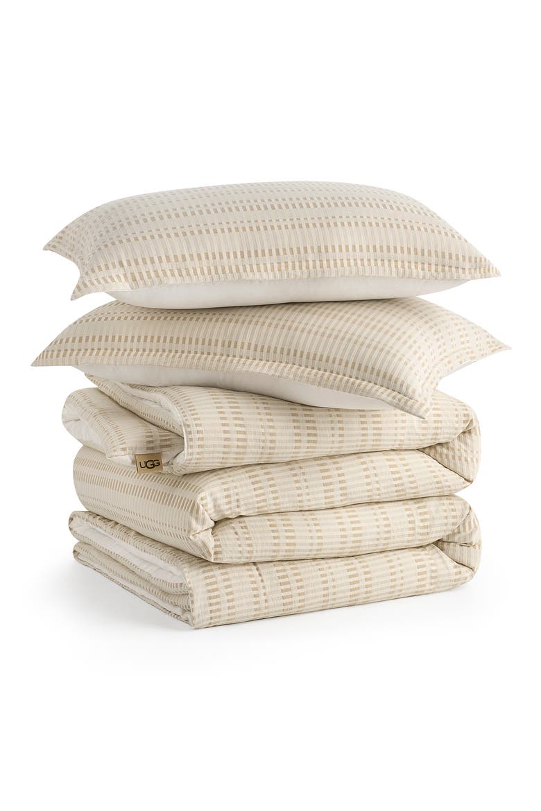 Eros Comforter & Pillow Shams Set, Main, color, CREAM