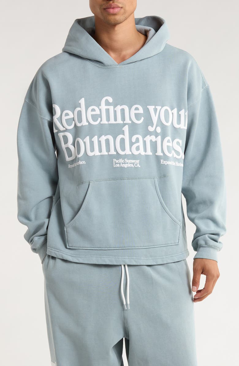 PacSun Redefine Your Boundaries Graphic Sweatshirt, Main, color, Slate Blue