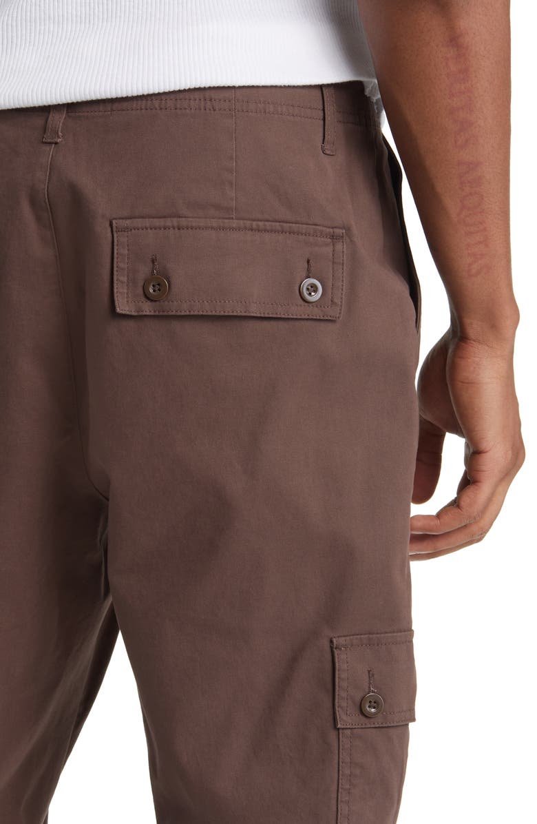 ASOS DESIGN Tapered Cargo Trousers, Alternate, color,