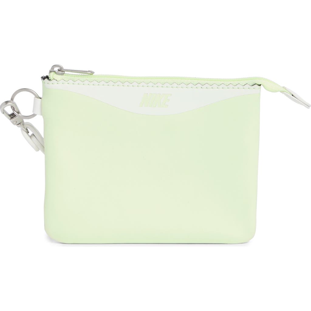 Nike Icon Cortez Wristlet In Barley Volt/sail/black