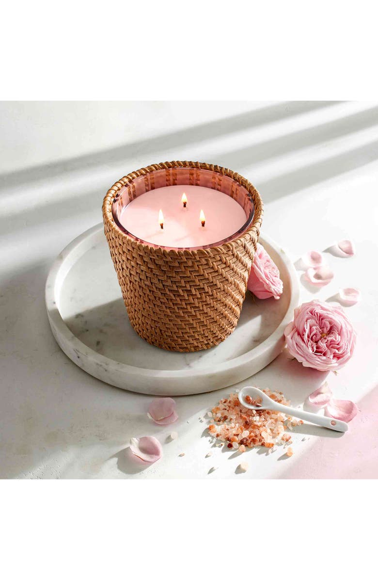 NEST New York Rattan Himalayan Salt & Rosewater Classic Candle, Alternate, color, 