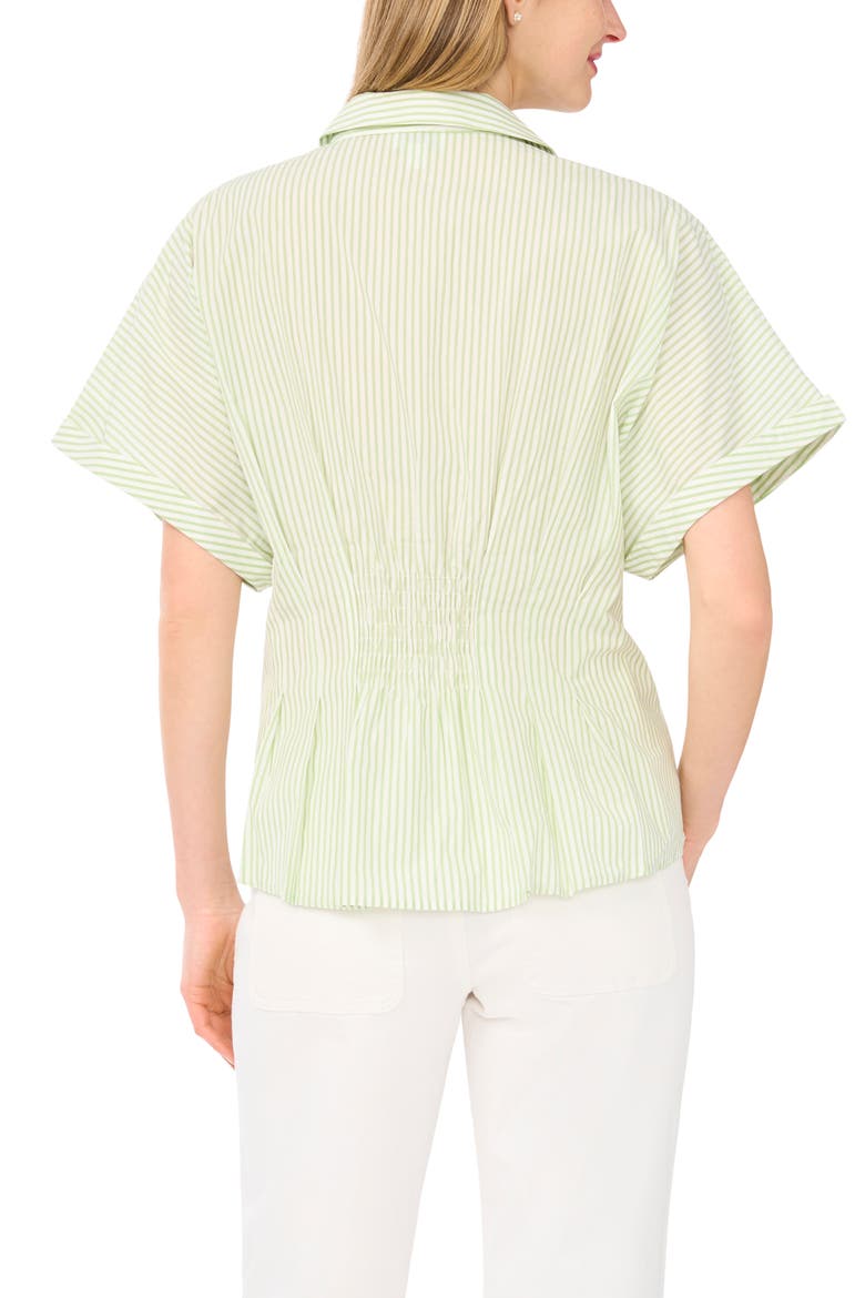 Pleat Waist Top, Alternate, color, PALE LIME