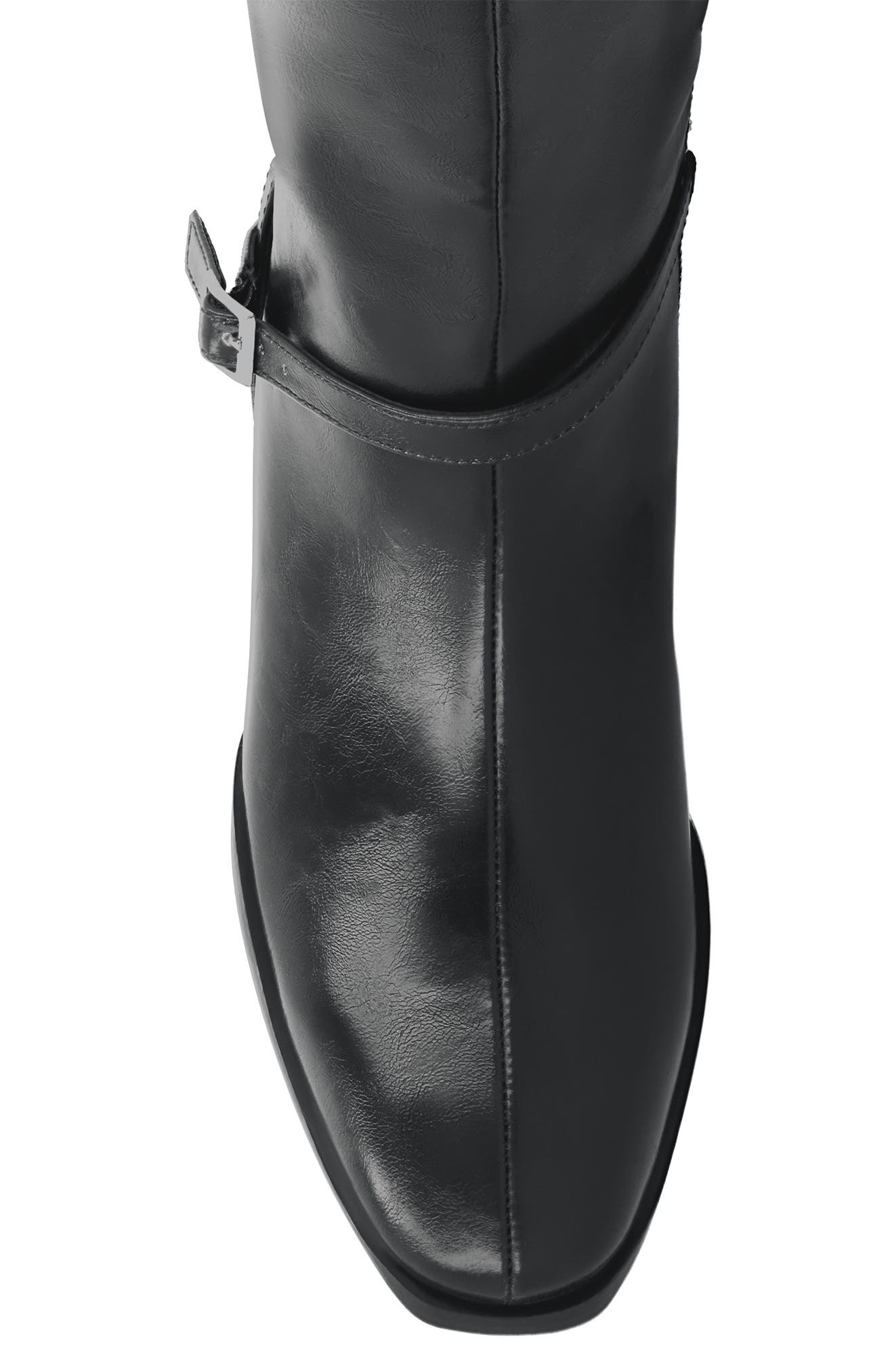 Journee Collection Rhianah Tall Boots, Alternate, color, Black