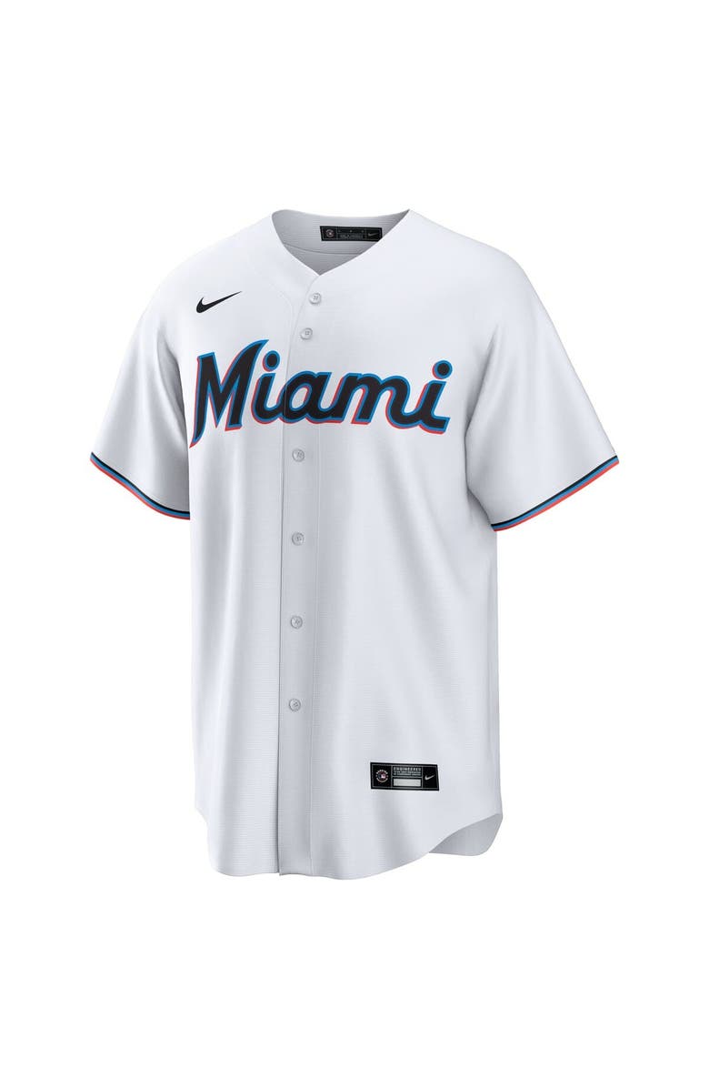 Nike Men's Nike Tim Anderson White Miami Marlins Home Replica Player Jersey, Alternate, color, 