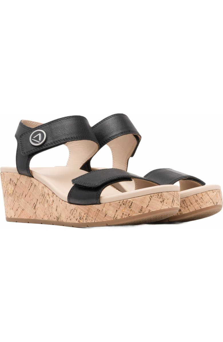 ABEO Riviera Strap Sandal, Alternate, color, Black - Regular