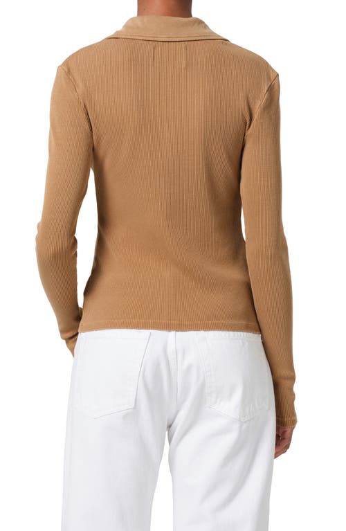 CITIZEN OF HUMANITY CITIZENS OF HUMANITY GILA RIB KNIT BUTTON-UP SHIRT