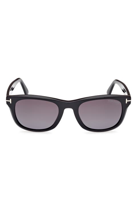 Edwin 54mm Square Sunglasses