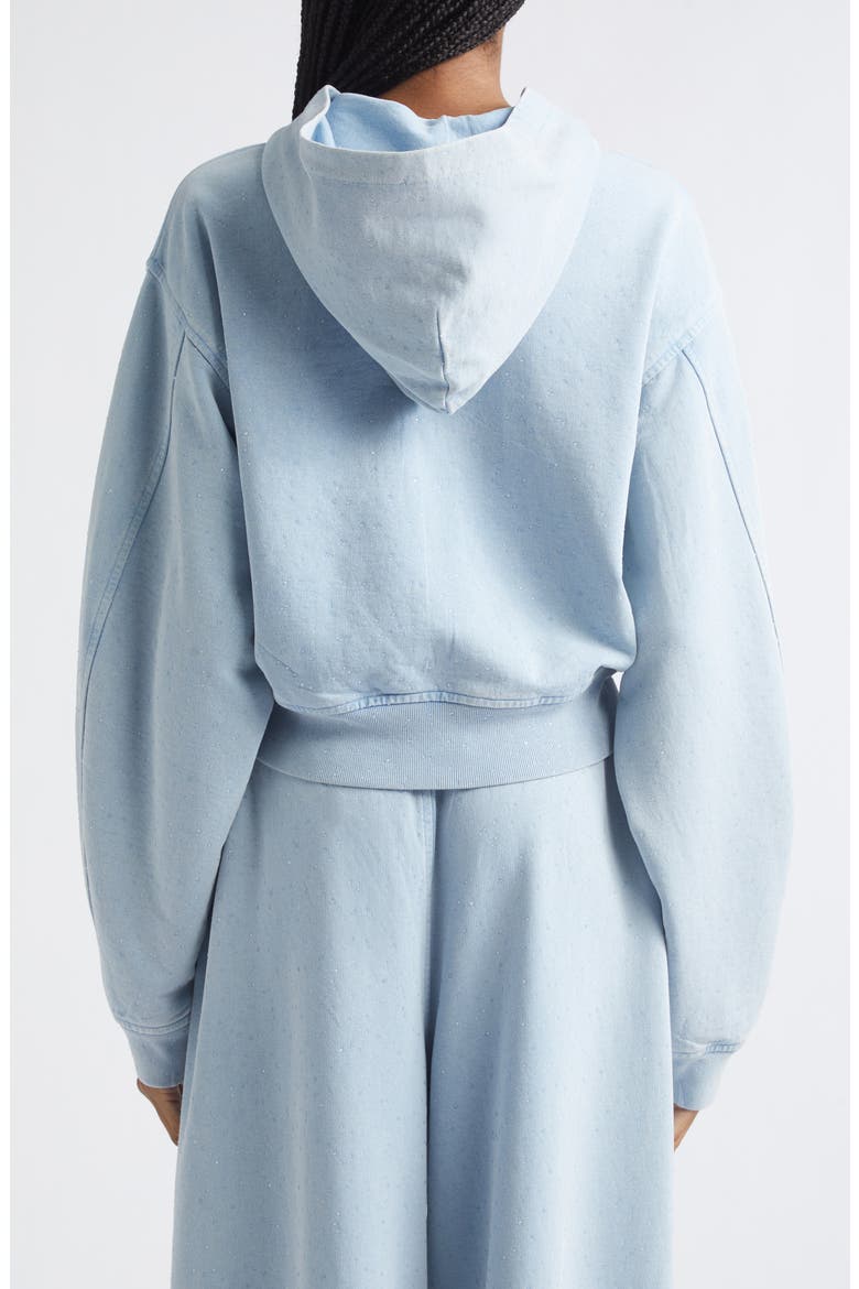 Hotfix Cotton Zip Hoodie, Alternate, color, WASHED SKY