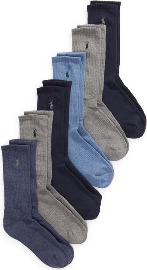 Assorted 6-Pack Crew Socks