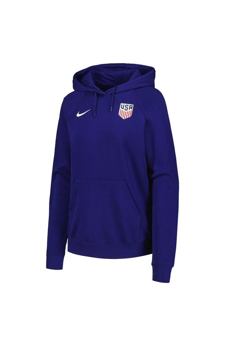 Nike Women's Nike Navy USMNT Essential Raglan Pullover Hoodie, Alternate, color, Navy