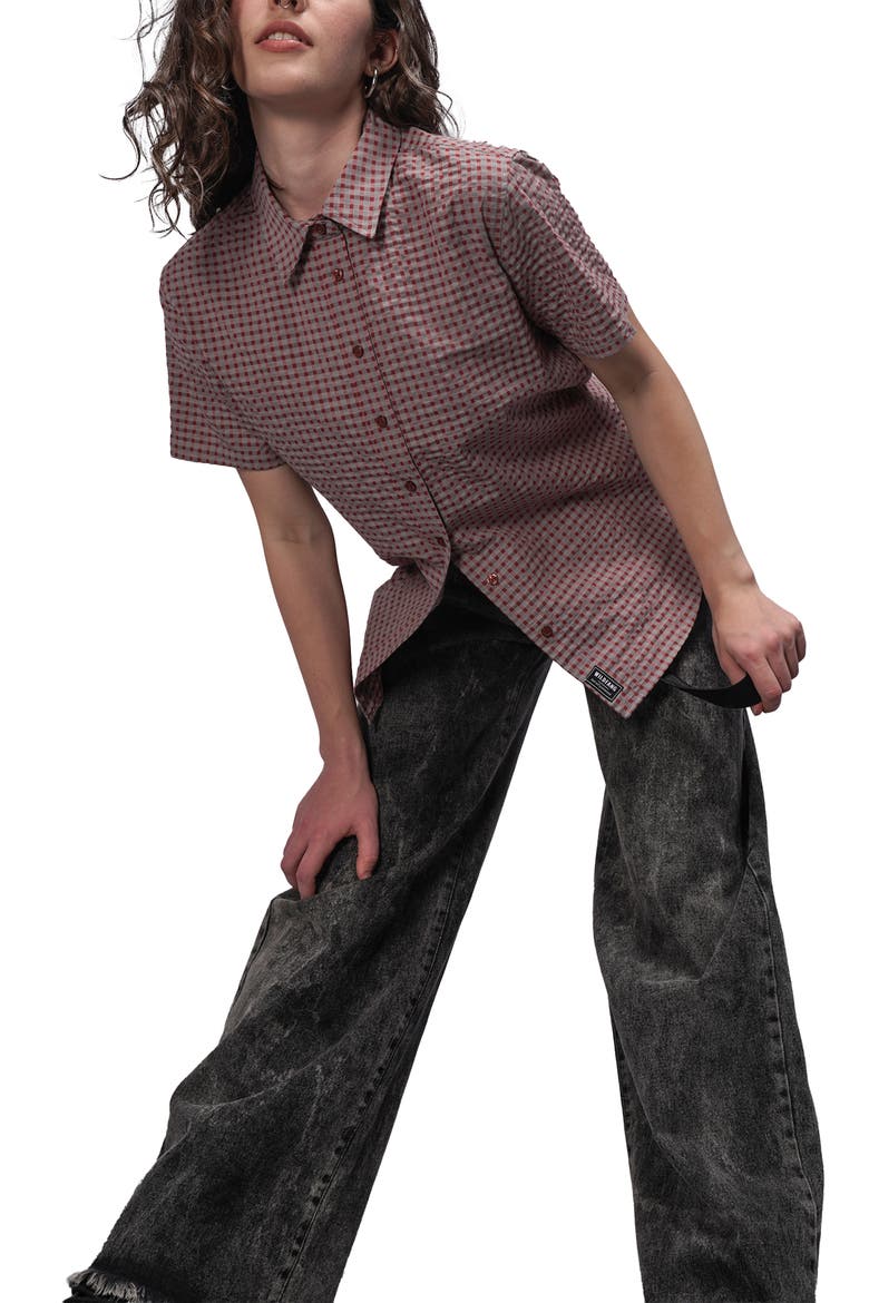 The Essential Oxford Button Up, Alternate, color, CINNAMON