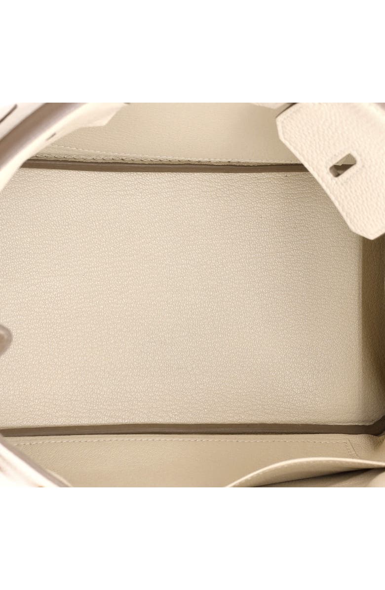 Pre-Owned Hermes Birkin Handbag Light Togo with Rose Gold Hardware 25, Alternate, color, Craie