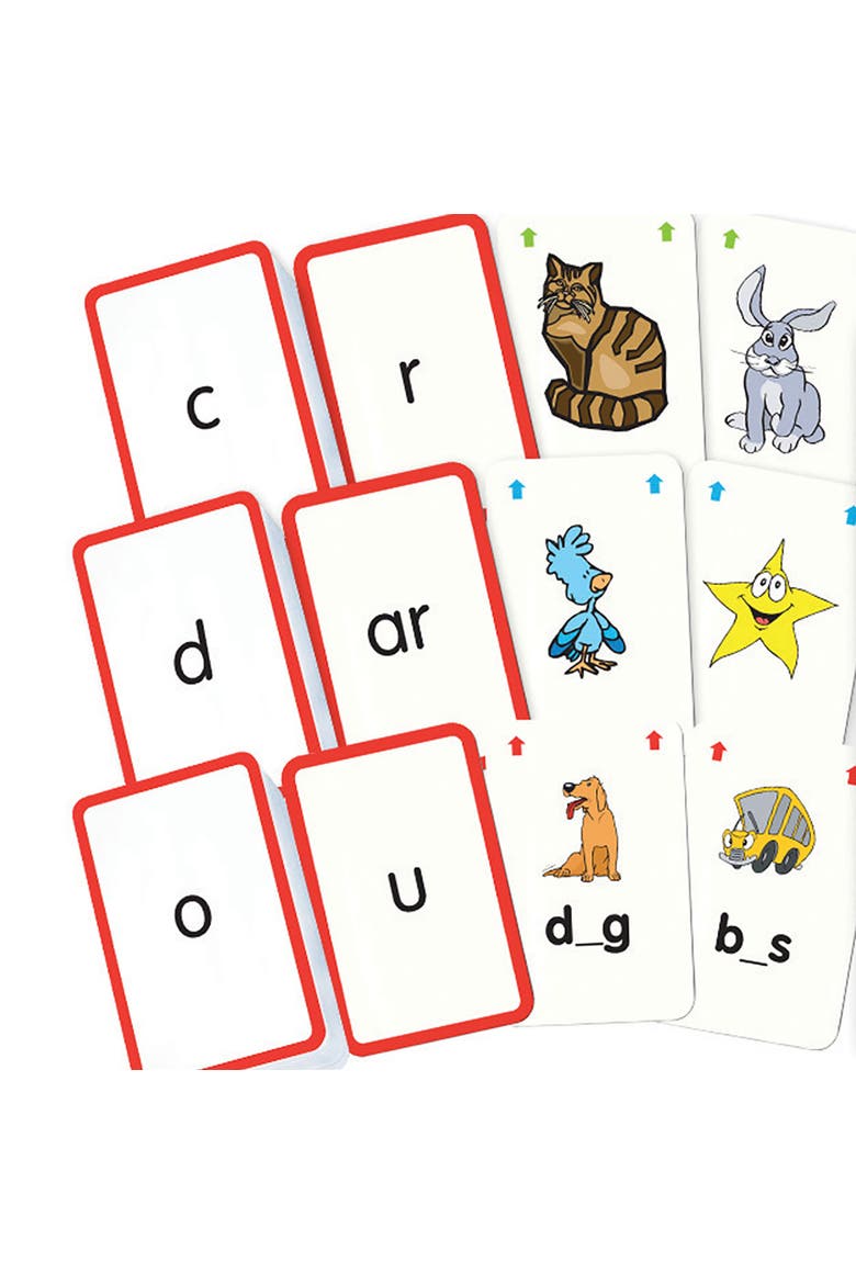Letter Sounds Flashcards, Alternate, color, Multicolored
