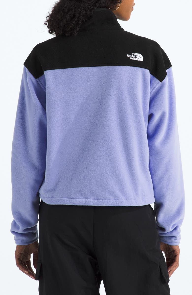 The North Face Glacier Polar Fleece Pullover, Alternate, color, Periwinkle Glow/ Tnf Black