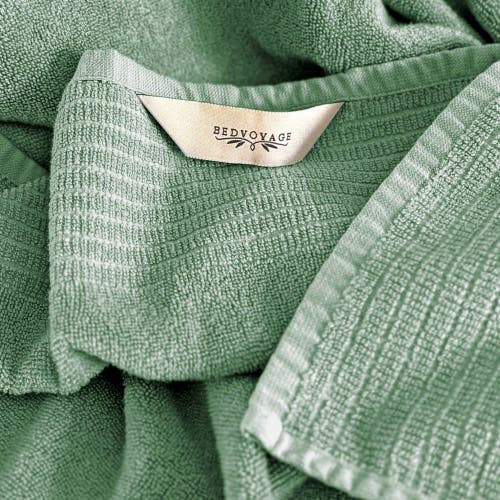 Bedvoyage Viscose Odor & Mildew Resistant Spa Towel Collection, 6pc Set In Green