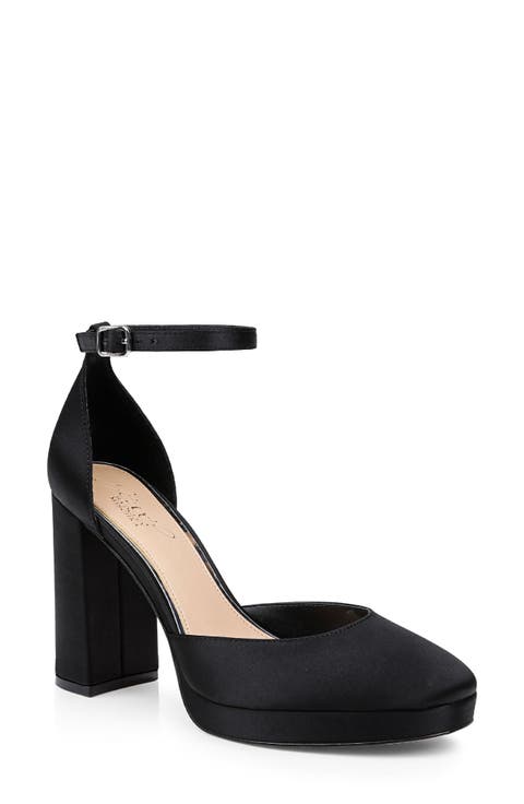 Stephanie Ankle Strap Platform Pump (Women)