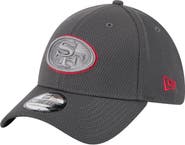 New Era Men's New Era Graphite San Francisco 49ers  Main 39THIRTY Flex Hat