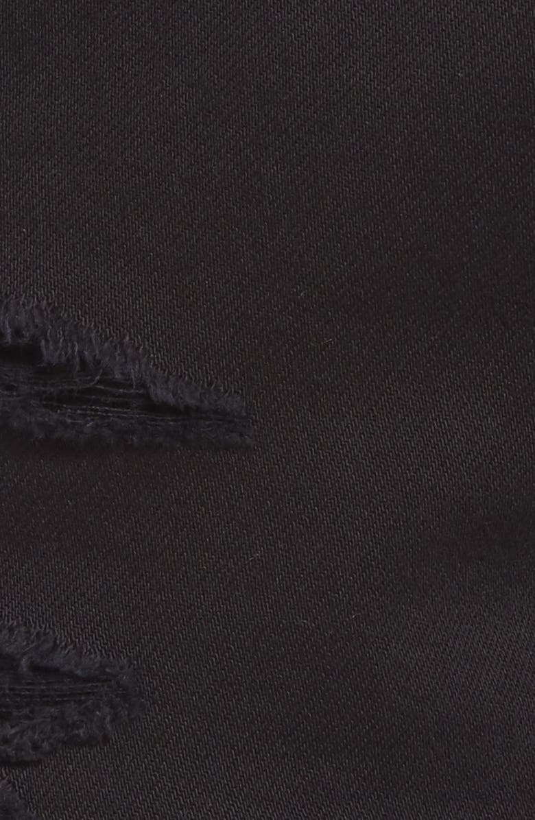 HIDDEN JEANS Destroyed High Waist Fray Hem Denim Cutoff Shorts, Alternate, color, 